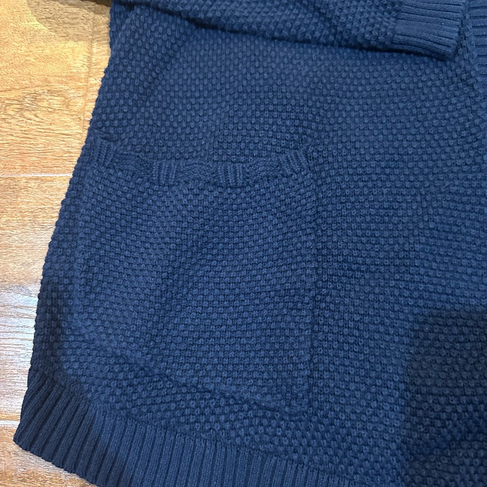 Maurices Blue Lace-Up Cardigan Sweater - Picture 3 of 7